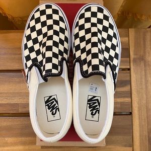 VANS CHECKERBOARD SLIP ONS